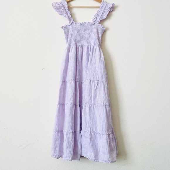 Lavender Ruffle Maxi Dress - Picture 2 of 2